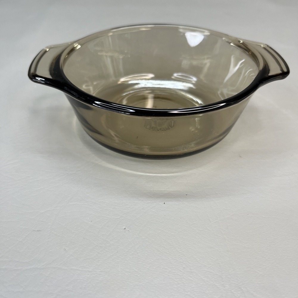 Lovenware 12OZ Casserole Dishes Smoke Grey Brown USA Vintage